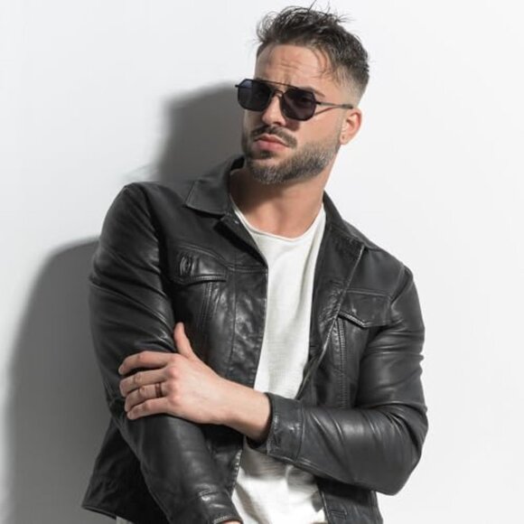 Men's Wooden Wedding Band 8mm Comfort Fit Ring Natural Style - Picture 6 of 8